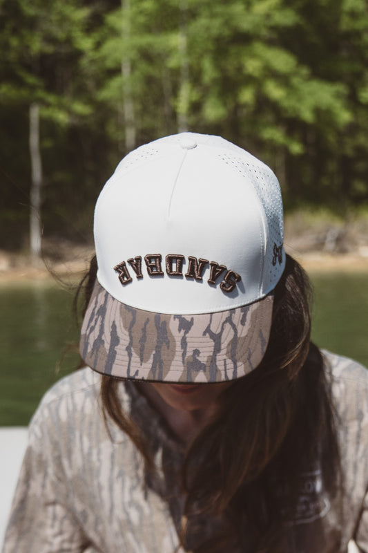 Sandbar Performance Hat - Bottomland/Off-white