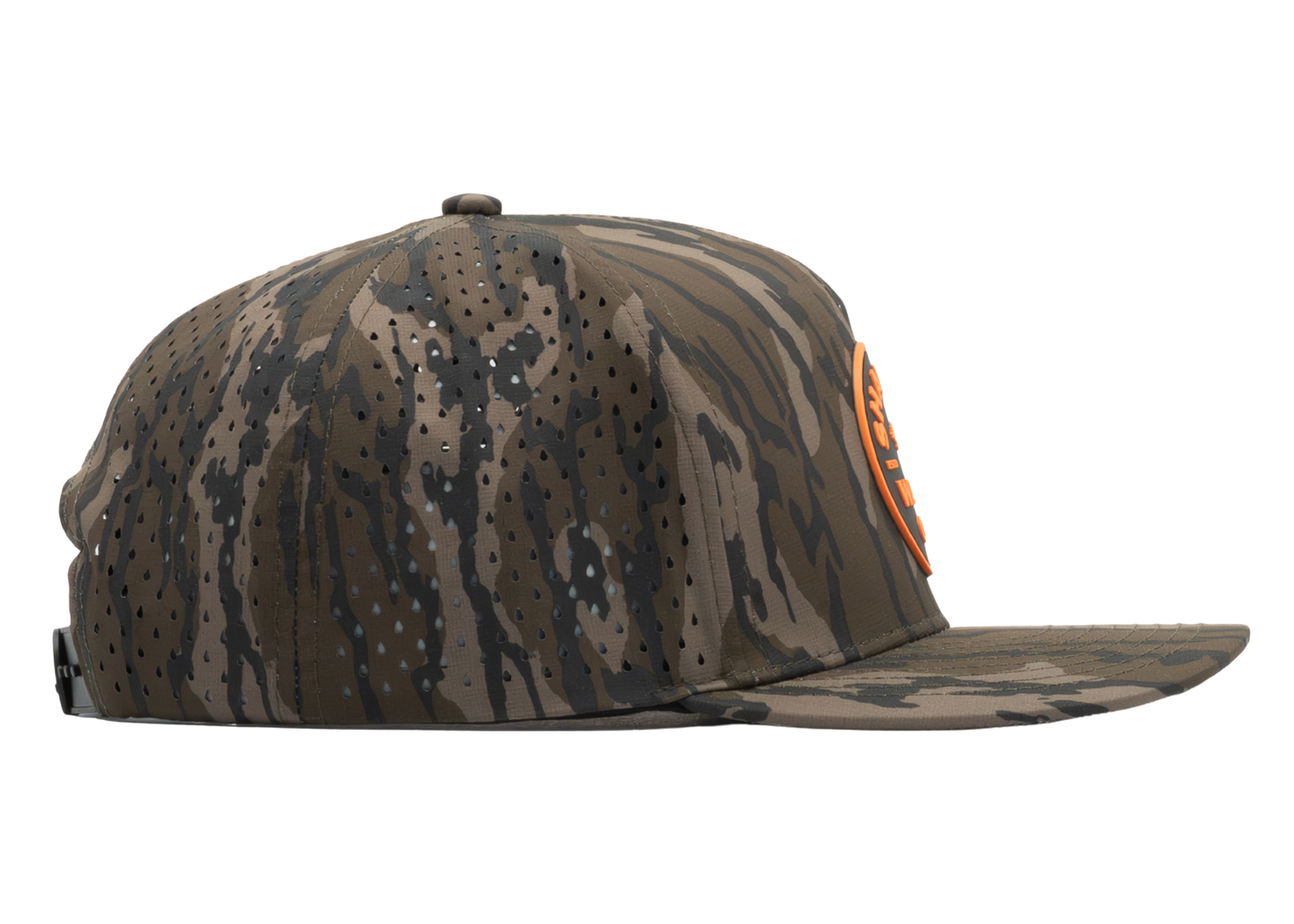 Bottomland Camo Performance Hat - Orange