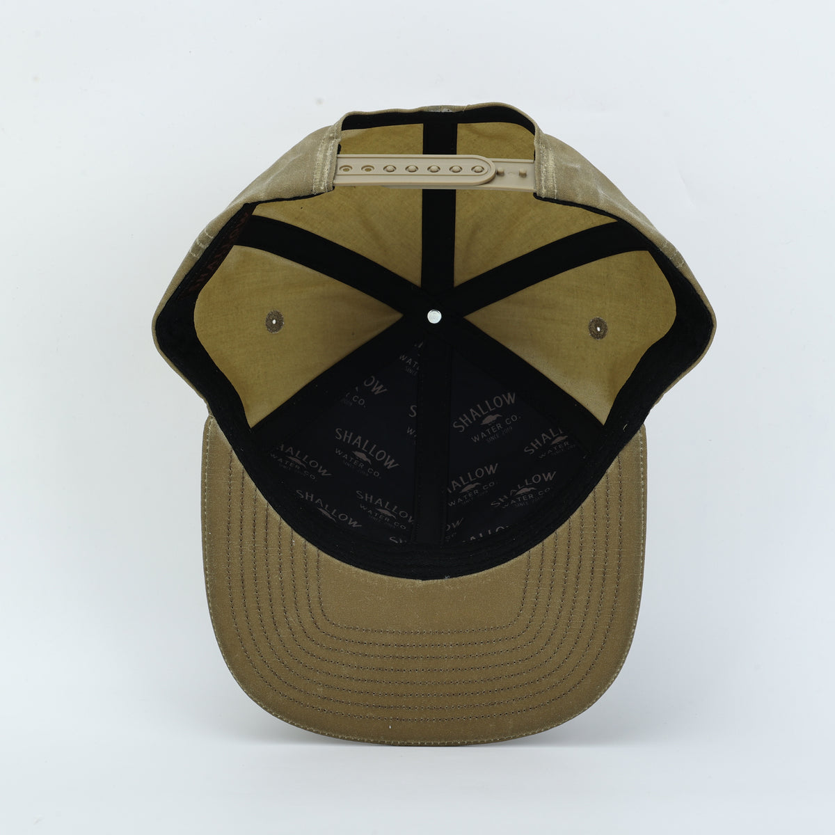 Waxed Rambler Trucker — Black Duck on Wheat