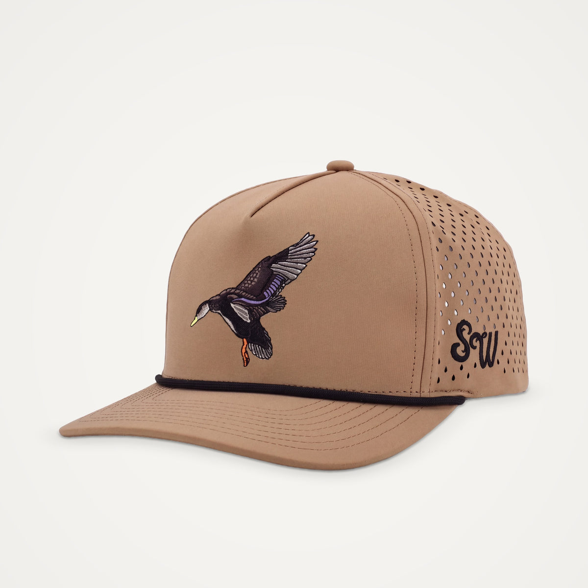 Black Duck Performance Hat - Tobacco