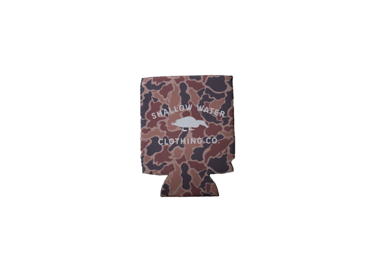 Oldschool Field Camo Coozie