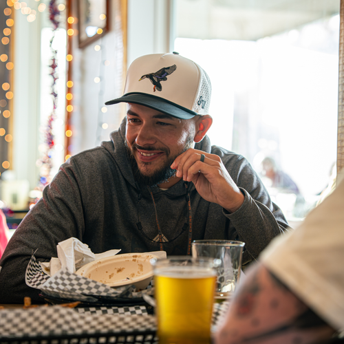 Black Duck Performance Hat- White/Black