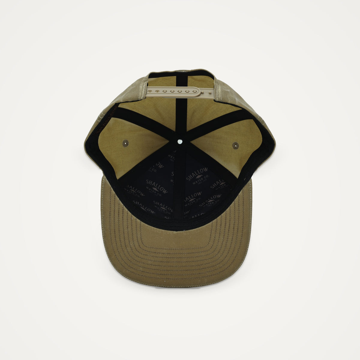 Waxed Rambler Trucker — Black Duck on Wheat