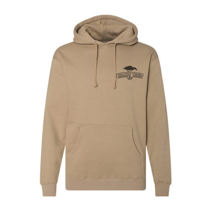 Where the Ducks Feed Hoodie | Khaki